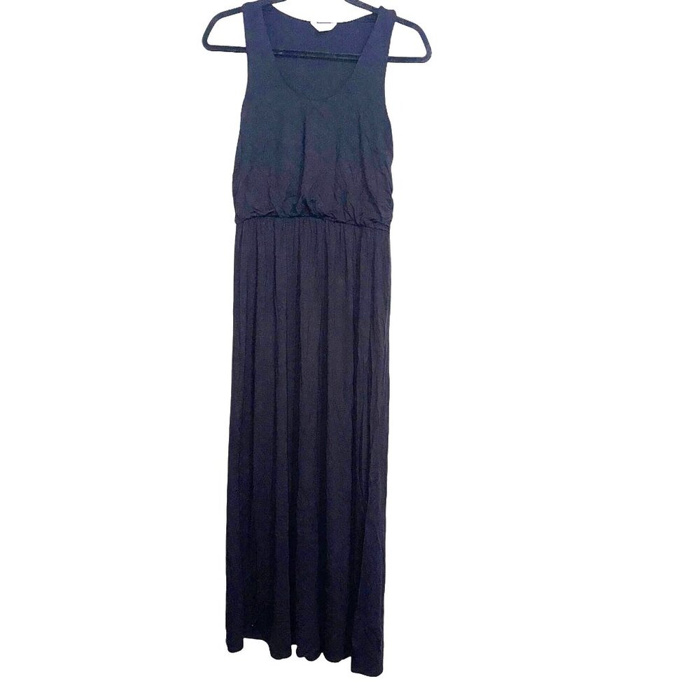 Caslon Womens Black Maxi Dress S Stretchy Rayon Blend Sleeveless Relaxed Fit - Picture 4 of 13